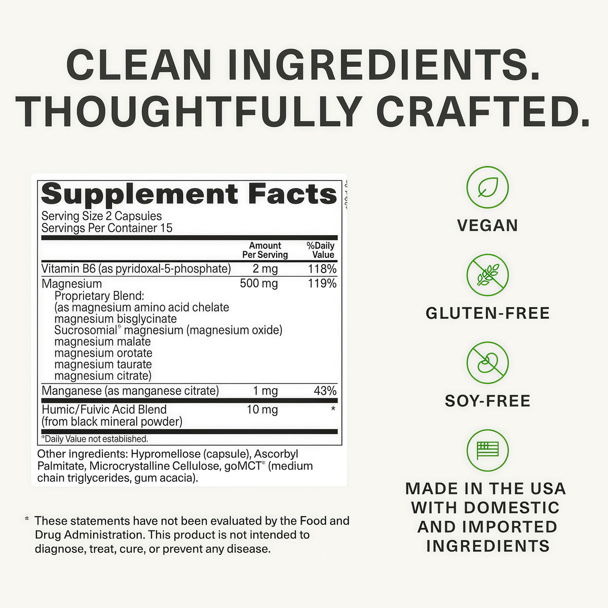 BIOptimizers Magnesium Breakthrough 500mg, 7 Forms of Magnesium 90 Capsules Glycinate, Malate, Citrate & More for Restful Sleep, Stress Resilience & Muscle Recovery